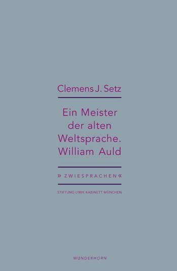 Ein Meister der alten Weltsprache. William Auld main product photo