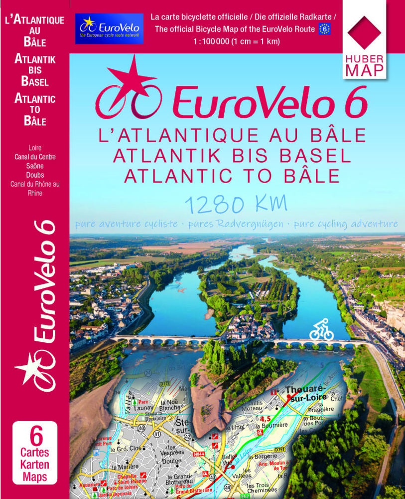 EuroVelo 6 (Atlantic - Basel) 1:100 000 main product photo