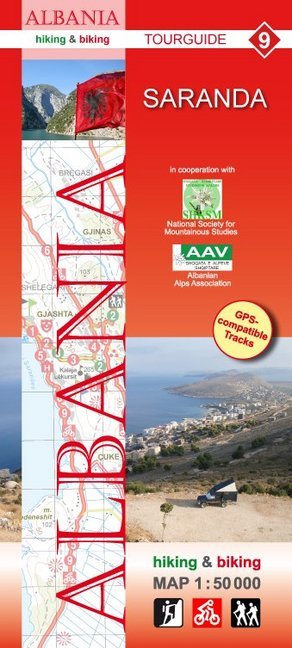 Albania hiking & biking 1:50000 main product photo