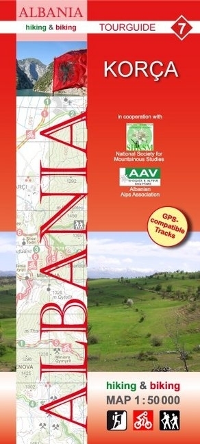 Albania hiking & biking 1:50000 main product photo