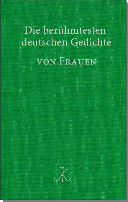 Die berühmtesten deutschen Gedichte von Frauen main product photo
