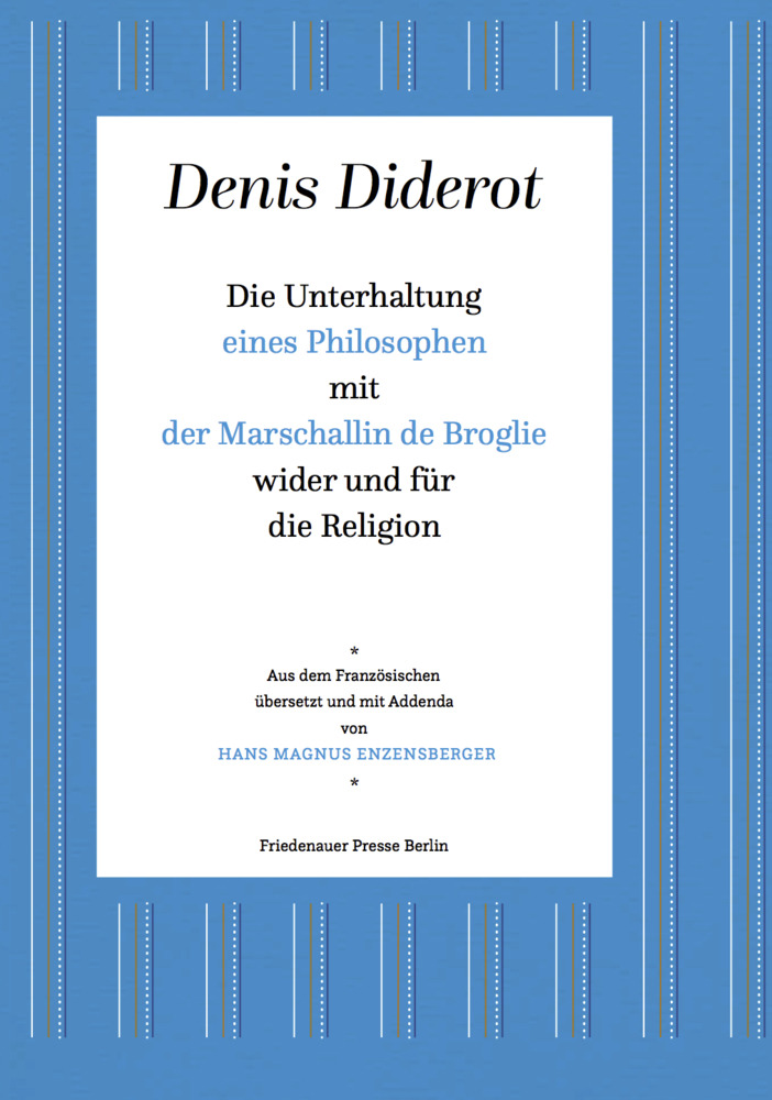 Die Unterhaltung eines Philosophen main product photo
