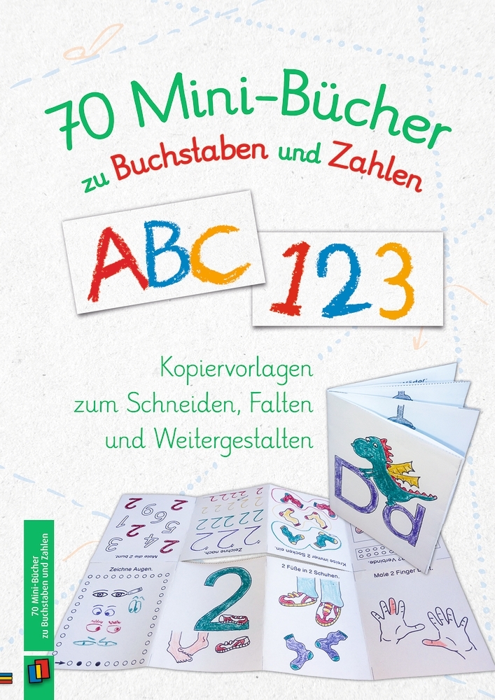70 Mini-Bücher zu Buchstaben und Zahlen main product photo