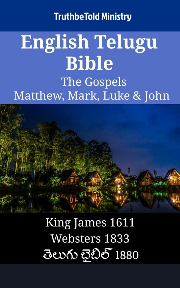English Telugu Bible - The Gospels - Matthew, Mark, Luke & John main product photo