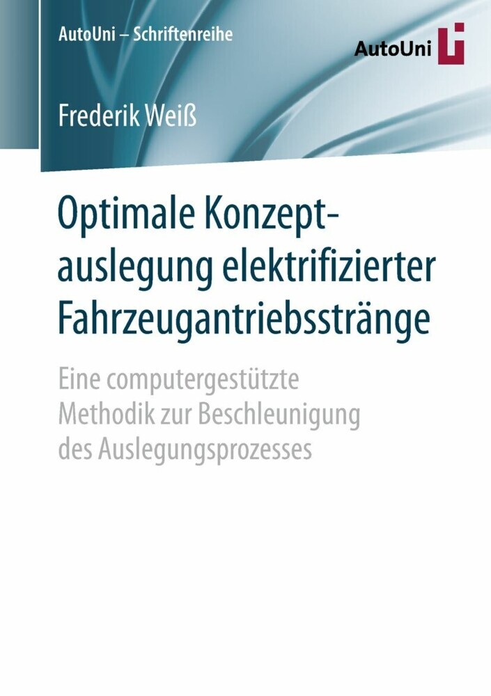Optimale Konzeptauslegung elektrifizierter Fahrzeugantriebsstränge main product photo