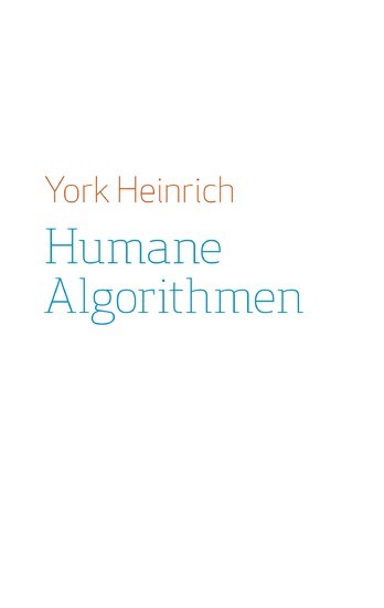 Humane Algorithmen main product photo