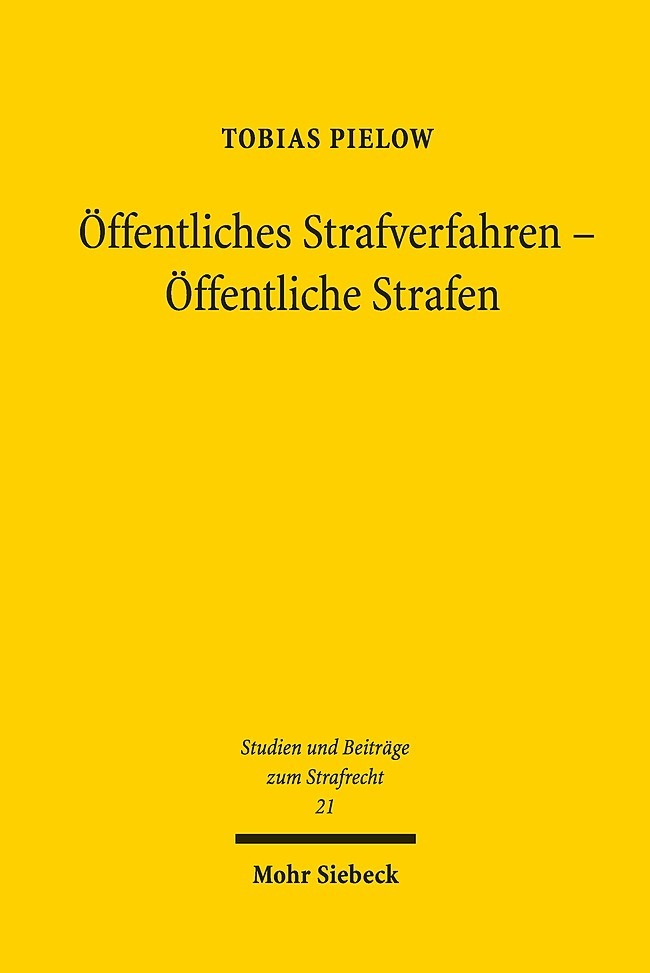 Öffentliches Strafverfahren - Öffentliche Strafen main product photo