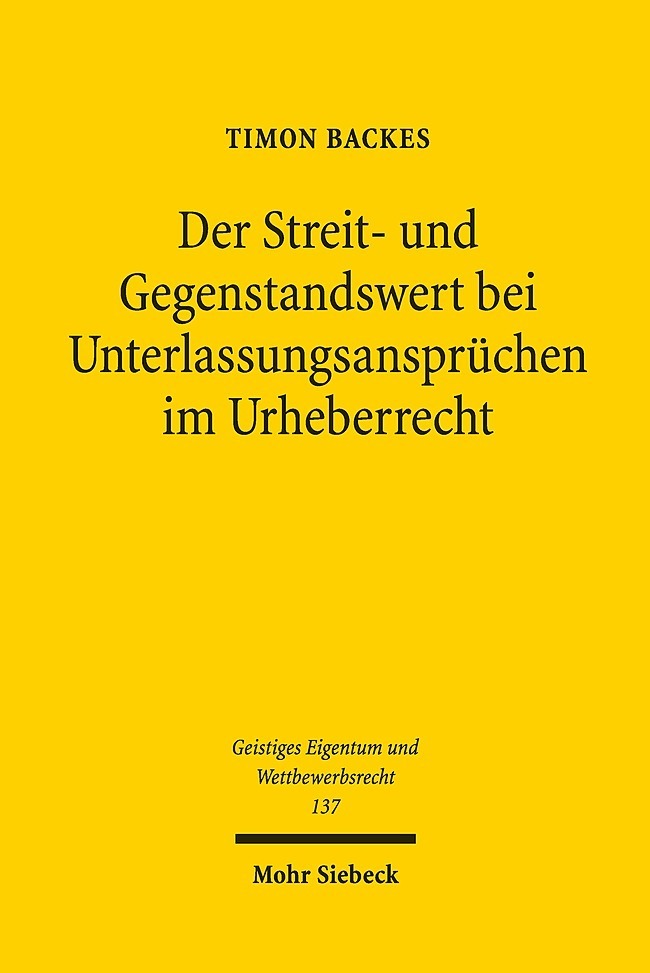Der Streit- und Gegenstandswert bei Unterlassungsansprüchen im Urheberrecht main product photo