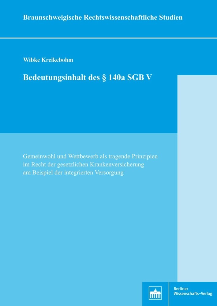 Bedeutungsinhalt des 140a SGB V main product photo