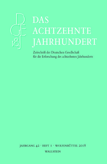 Das achtzehnte Jahrhundert 42/1 main product photo
