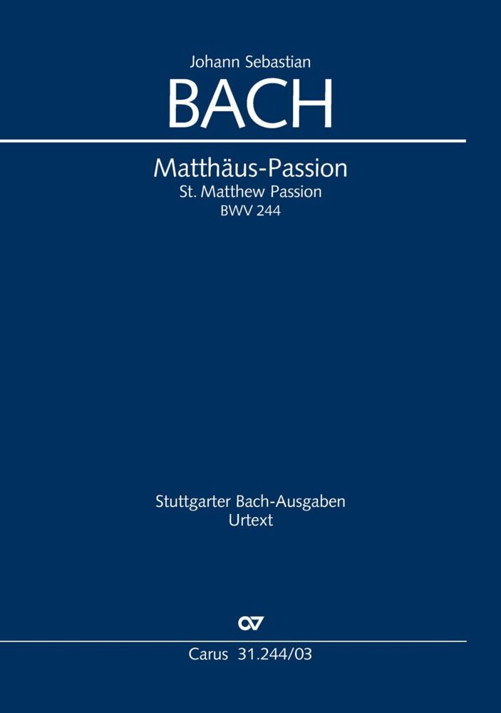 Matthäus-Passion, Klavierauszug main product photo
