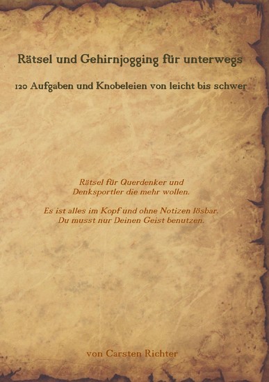 Rätsel und Gehirnjogging für unterwegs main product photo