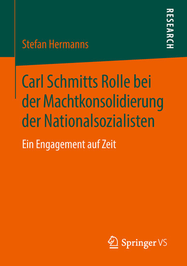 Carl Schmitts Rolle bei der Machtkonsolidierung der Nationalsozialisten main product photo