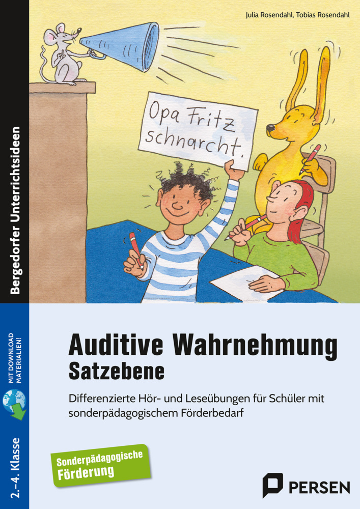 Auditive Wahrnehmung - Satzebene, m. 1 Beilage main product photo