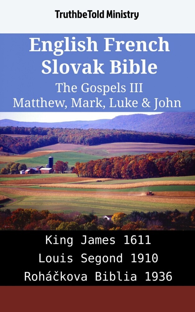 English French Slovak Bible - The Gospels III - Matthew, Mark, Luke & John main product photo