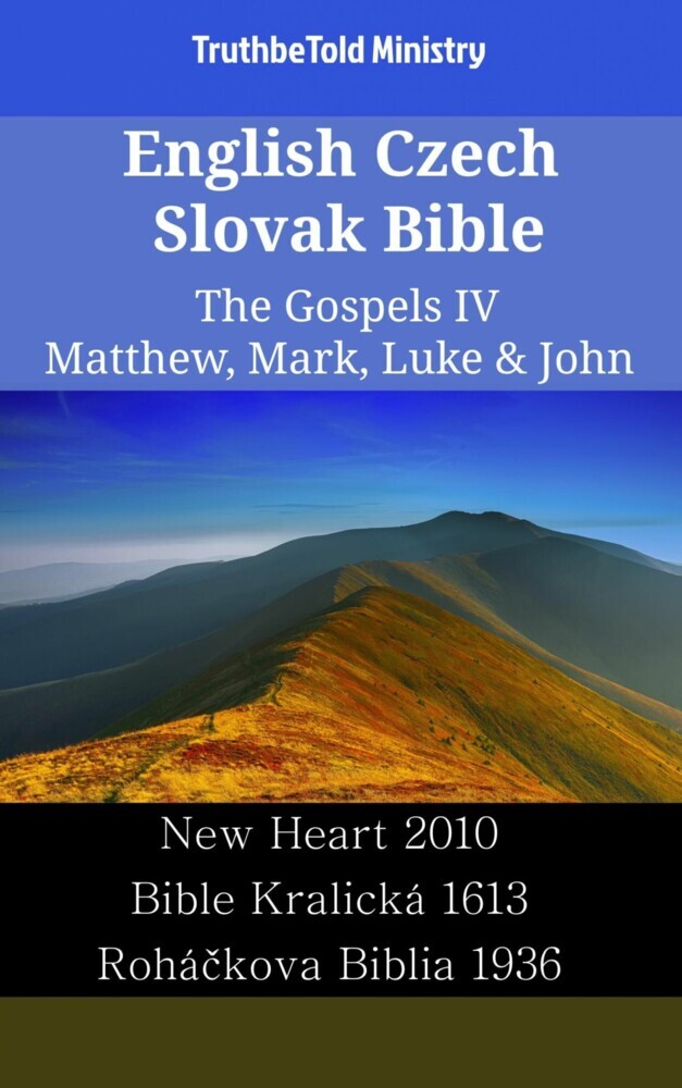 English Czech Slovak Bible - The Gospels IV - Matthew, Mark, Luke & John main product photo