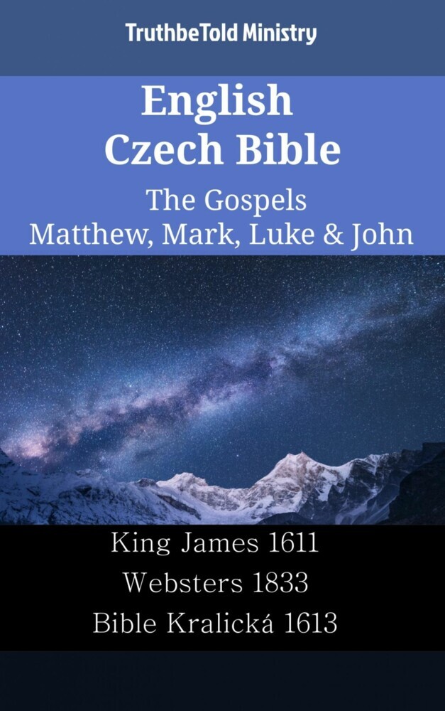 English Czech Bible - The Gospels - Matthew, Mark, Luke & John main product photo