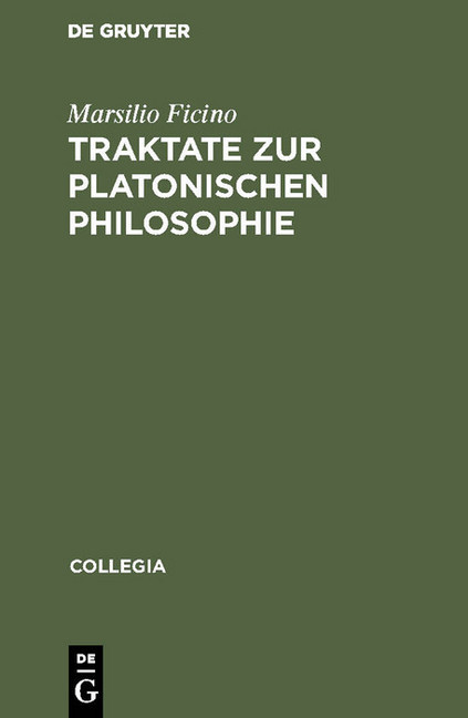Traktate zur Platonischen Philosophie main product photo