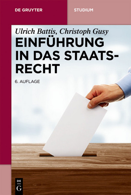 Einführung in das Staatsrecht main product photo