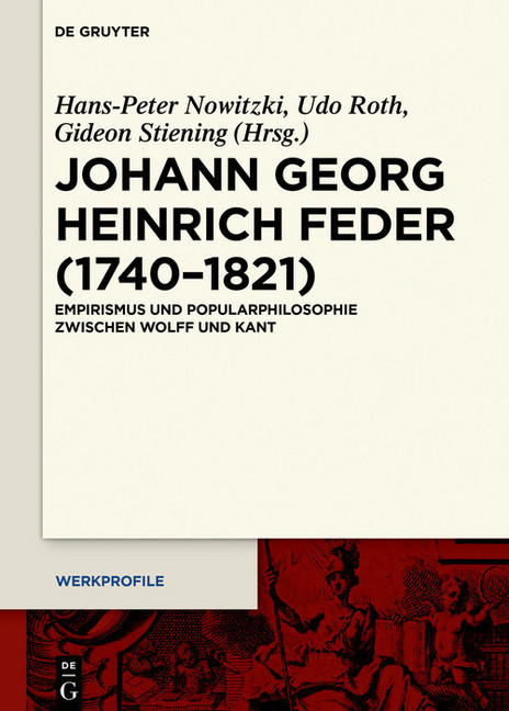 Johann Georg Heinrich Feder (1740-1821) main product photo