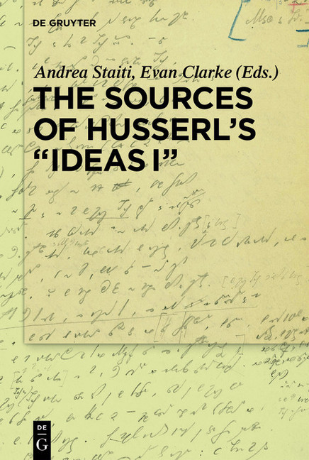 The Sources of Husserl's 'Ideas I' main product photo