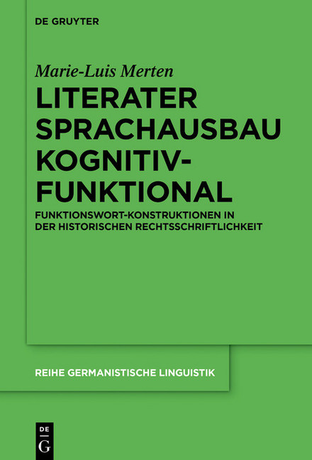 Literater Sprachausbau kognitiv-funktional main product photo