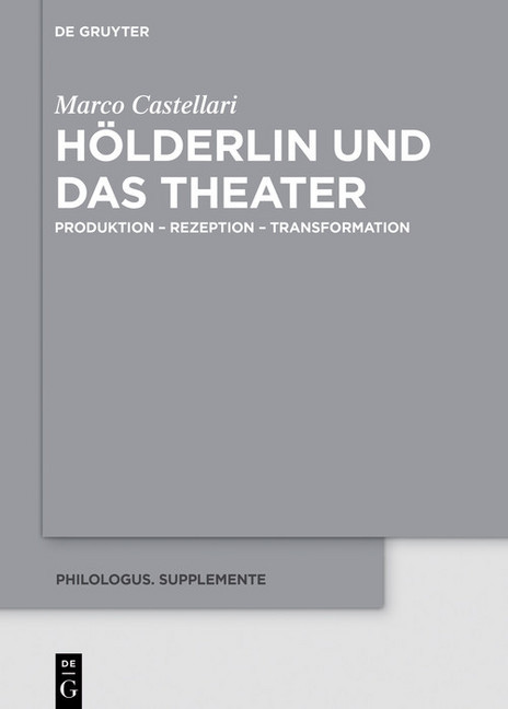 Hölderlin und das Theater main product photo