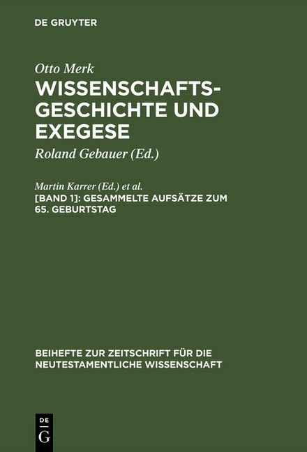 Gesammelte Aufsätze zum 65. Geburtstag main product photo