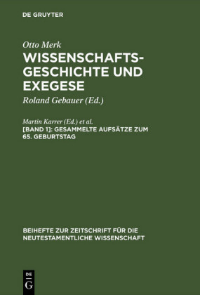 Gesammelte Aufsätze zum 65. Geburtstag