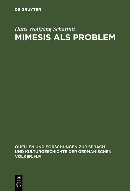 Mimesis als Problem main product photo