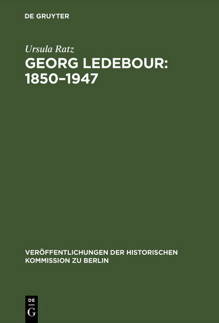 Georg Ledebour: 1850-1947 main product photo