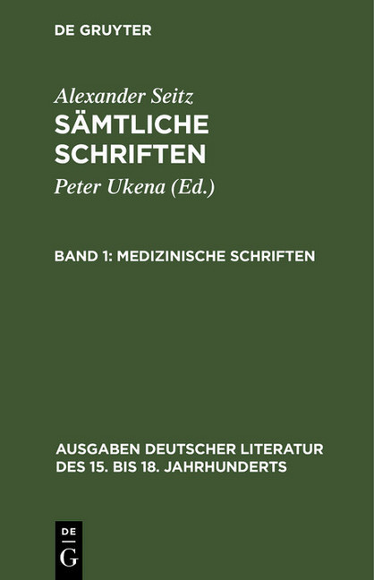 Medizinische Schriften main product photo