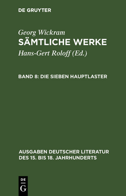 Die sieben Hauptlaster main product photo