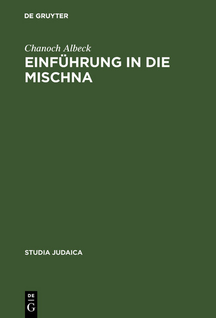 Einführung in die Mischna main product photo