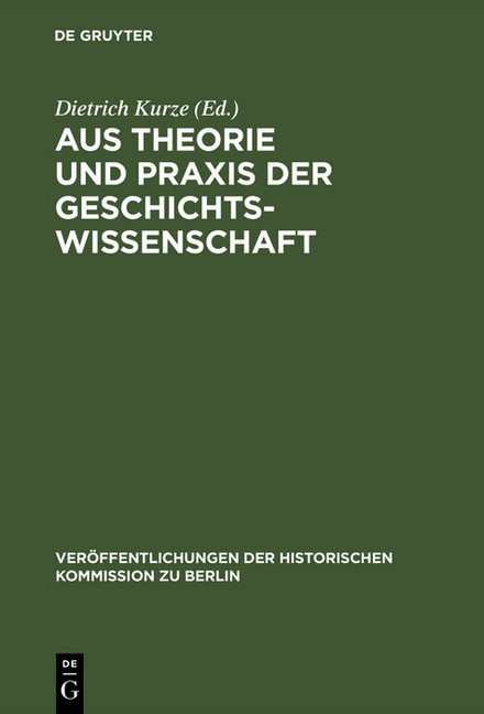 Aus Theorie und Praxis der Geschichtswissenschaft main product photo