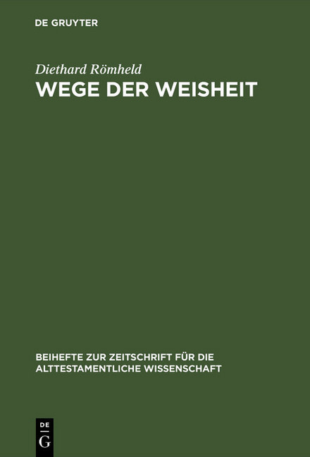 Wege der Weisheit main product photo