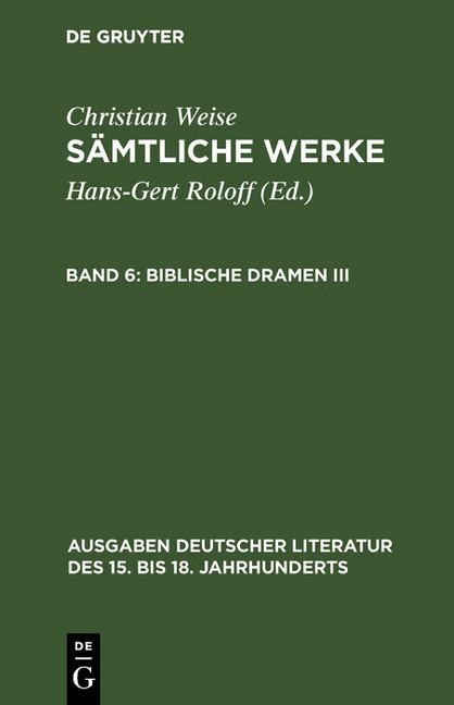 Biblische Dramen III main product photo