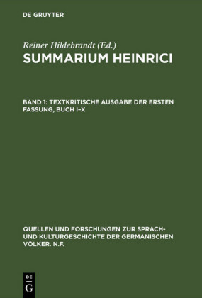 Textkritische Ausgabe der ersten Fassung, Buch I-X
