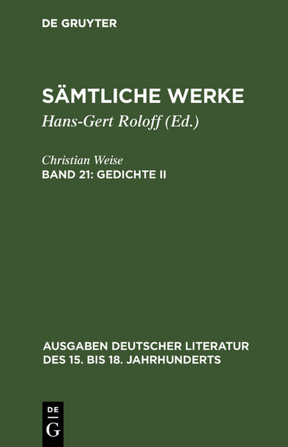 Gedichte II main product photo