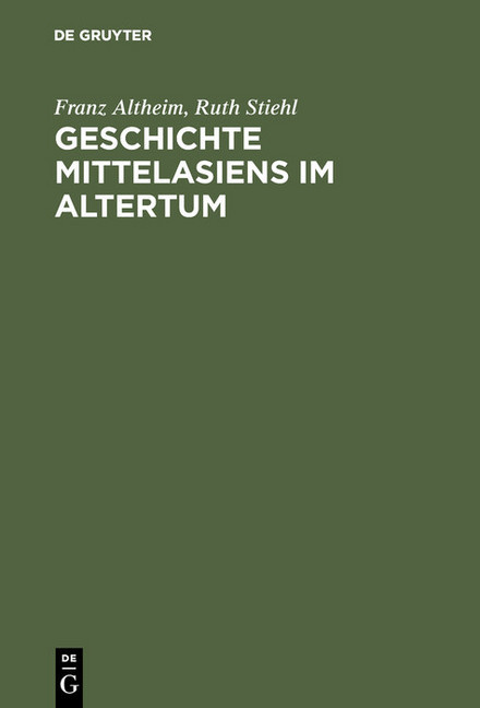 Geschichte Mittelasiens im Altertum main product photo