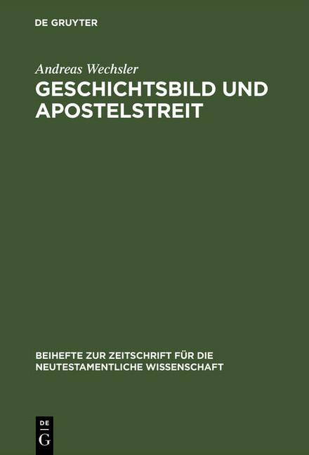 Geschichtsbild und Apostelstreit main product photo