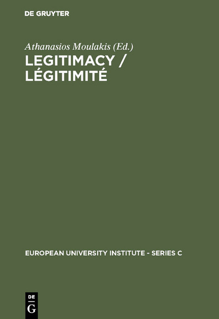 Legitimacy / Légitimité main product photo