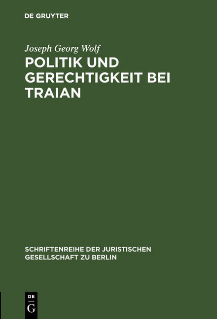 Politik und Gerechtigkeit bei Traian main product photo