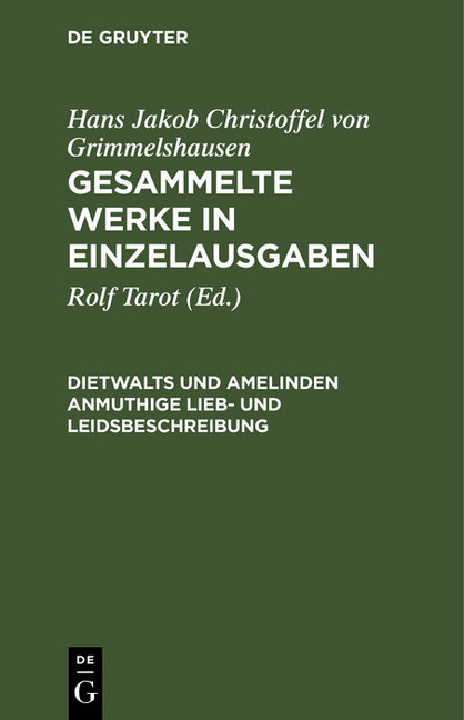 Dietwalts und Amelinden anmuthige Lieb- und Leidsbeschreibung main product photo