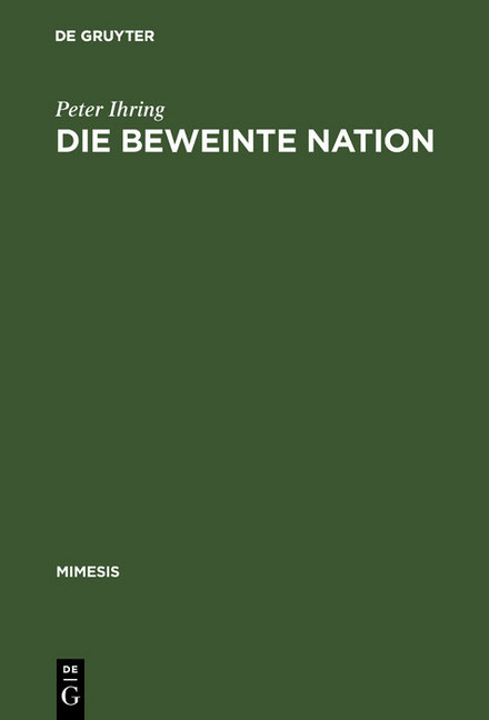 Die beweinte Nation main product photo
