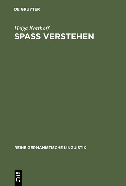 Spaß Verstehen main product photo