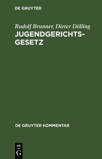Jugendgerichtsgesetz main product photo
