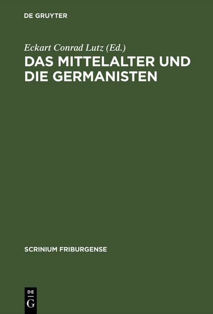 Das Mittelalter und die Germanisten main product photo