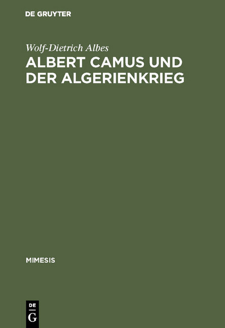 Albert Camus und der Algerienkrieg main product photo
