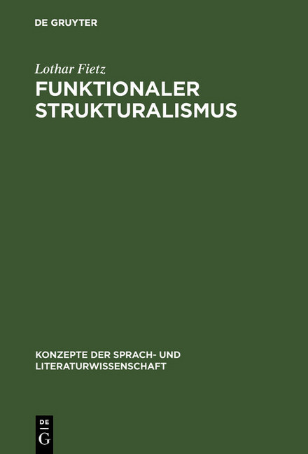 Funktionaler Strukturalismus main product photo